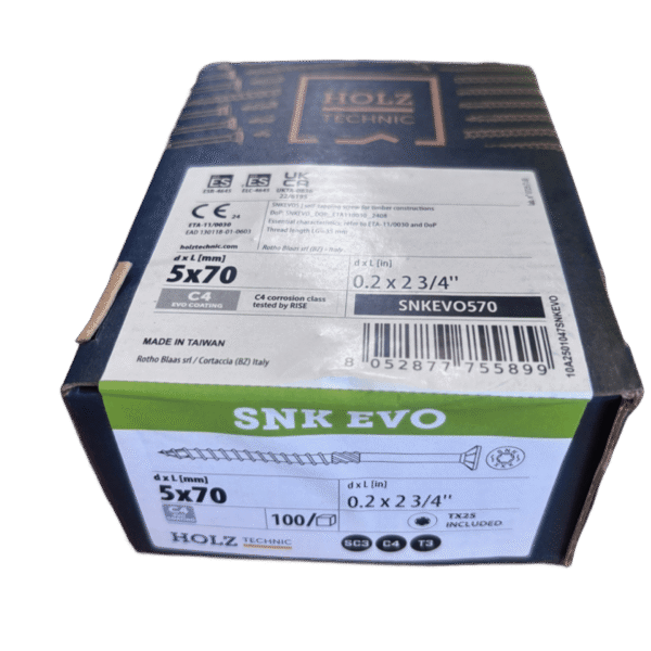 VIS SNK EVO Anticorrosion  5*70mm 100 Pièces