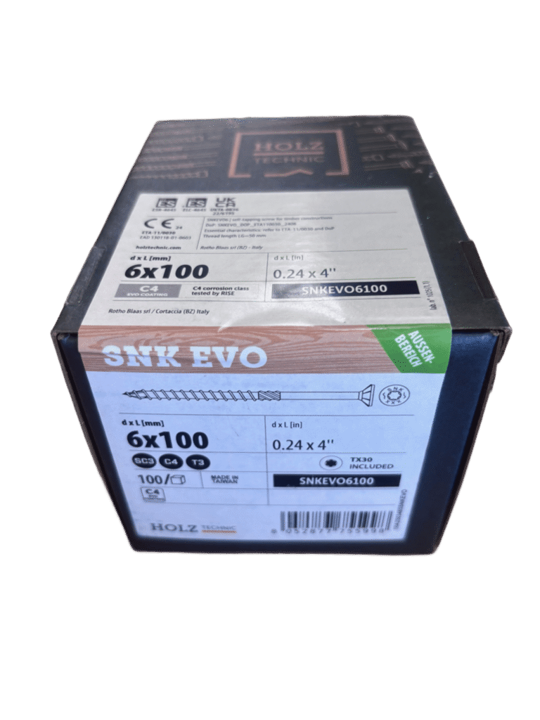 VIS SNK EVO Anticorrosion  6*100mm 100 Pièces