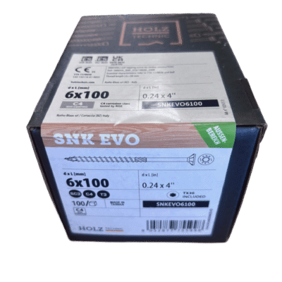 VIS SNK EVO Anticorrosion  6*100mm 100 Pièces
