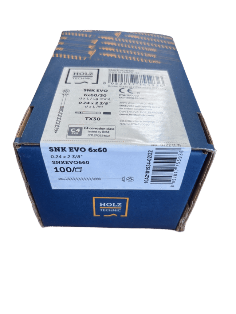 VIS SNK EVO Anticorrosion  6*60mm 100 Pièces