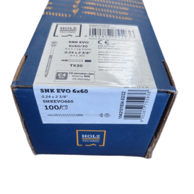 VIS SNK EVO Anticorrosion  6*60mm 100 Pièces