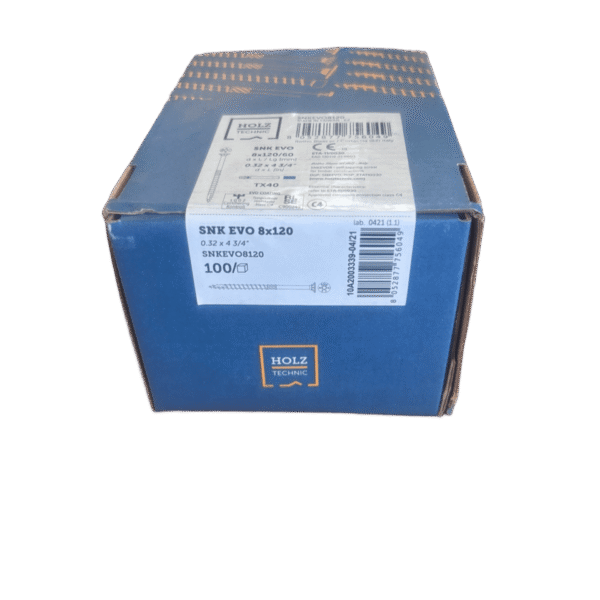 VIS SNK EVO Anticorrosion 8*120 mm 100 Pièces