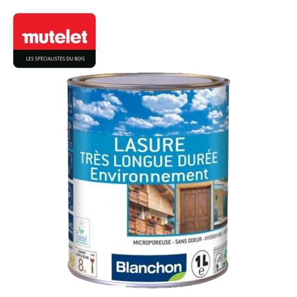 Lasure très longue durée Chêne Doré 1 Litre